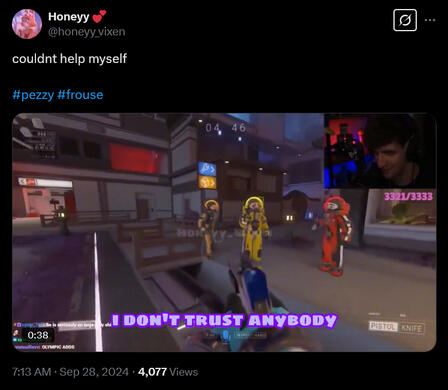 i dont trust anybody